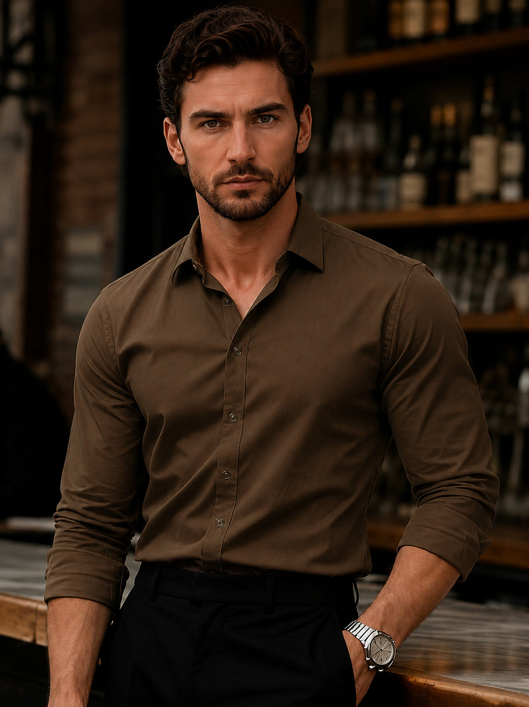 Men Relaxed Formal Shirt